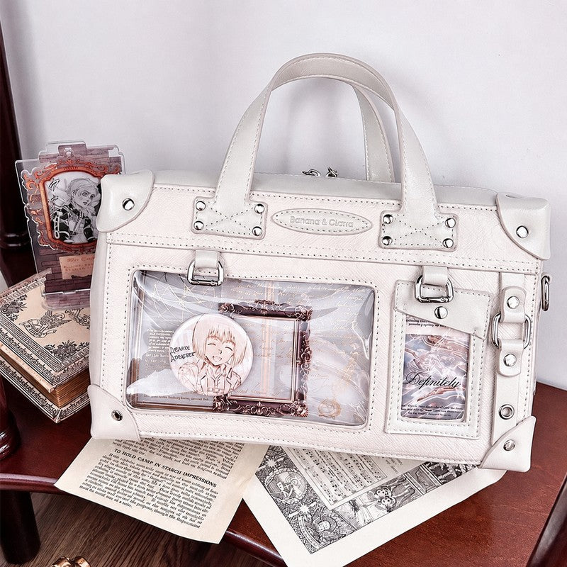 Banana & Guava Structured Ita Bag with Display Window