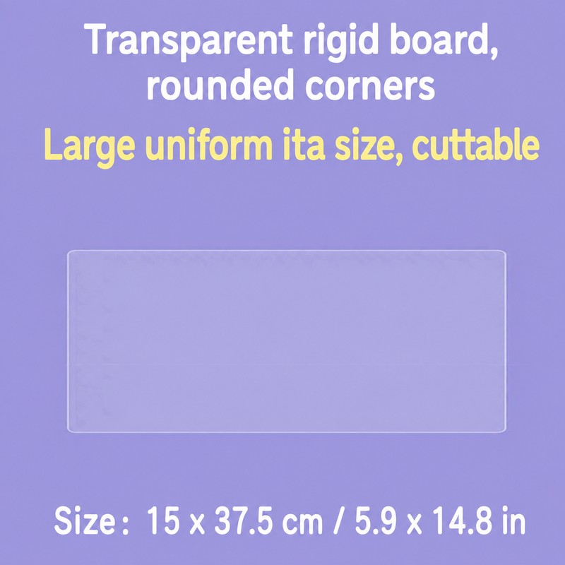 Customizable PVC Ita Bag Insert Board for Badges