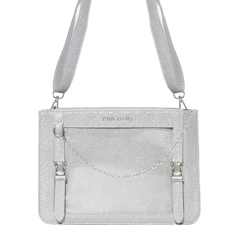 FuyuuNeko Hard Shell Crossbody Ita Bag for Everyday Carry