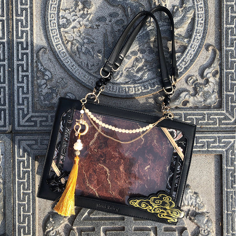 Feilong Zaitian Chinese-Style Ita Bag with Window