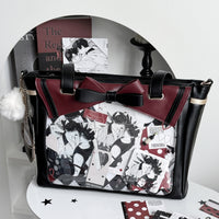 Morning Glory Rabbit Black Tea Crossbody Ita Bag
