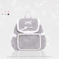 FuyuuNeko Fluffy Plush Ita Backpack with Ribbon Bows