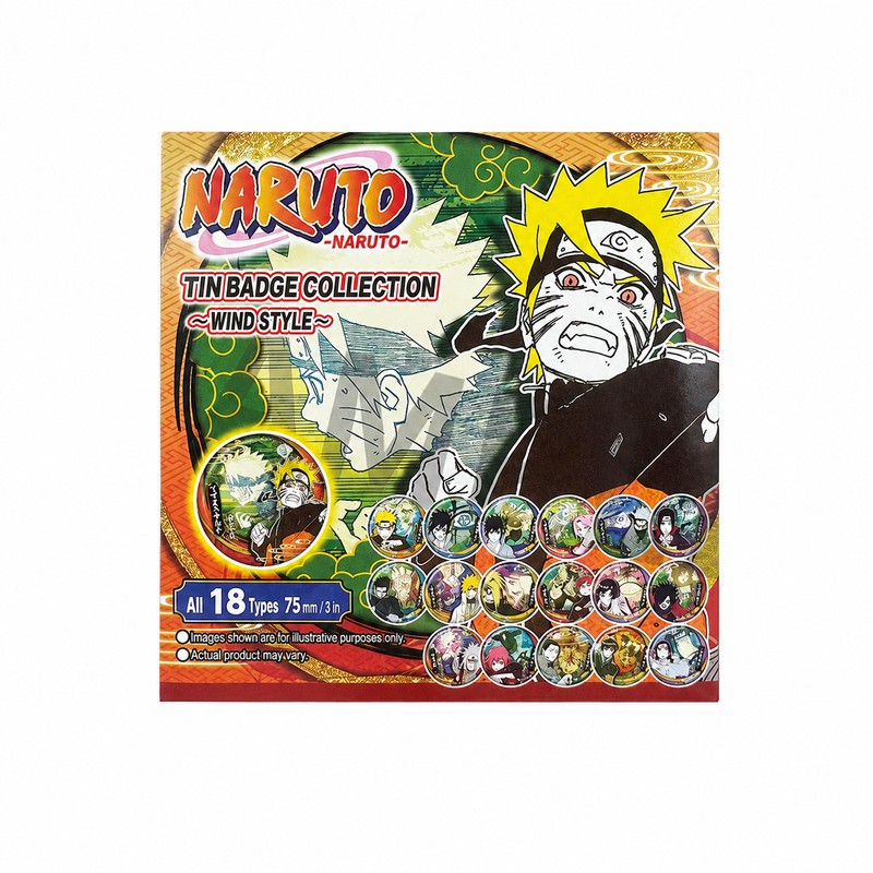 Officially Licensed Naruto Shippuden Badge Blind Box