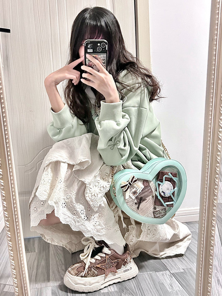 Yuni Fantasy Lolita Chocolate Heart Ita Shoulder Bag
