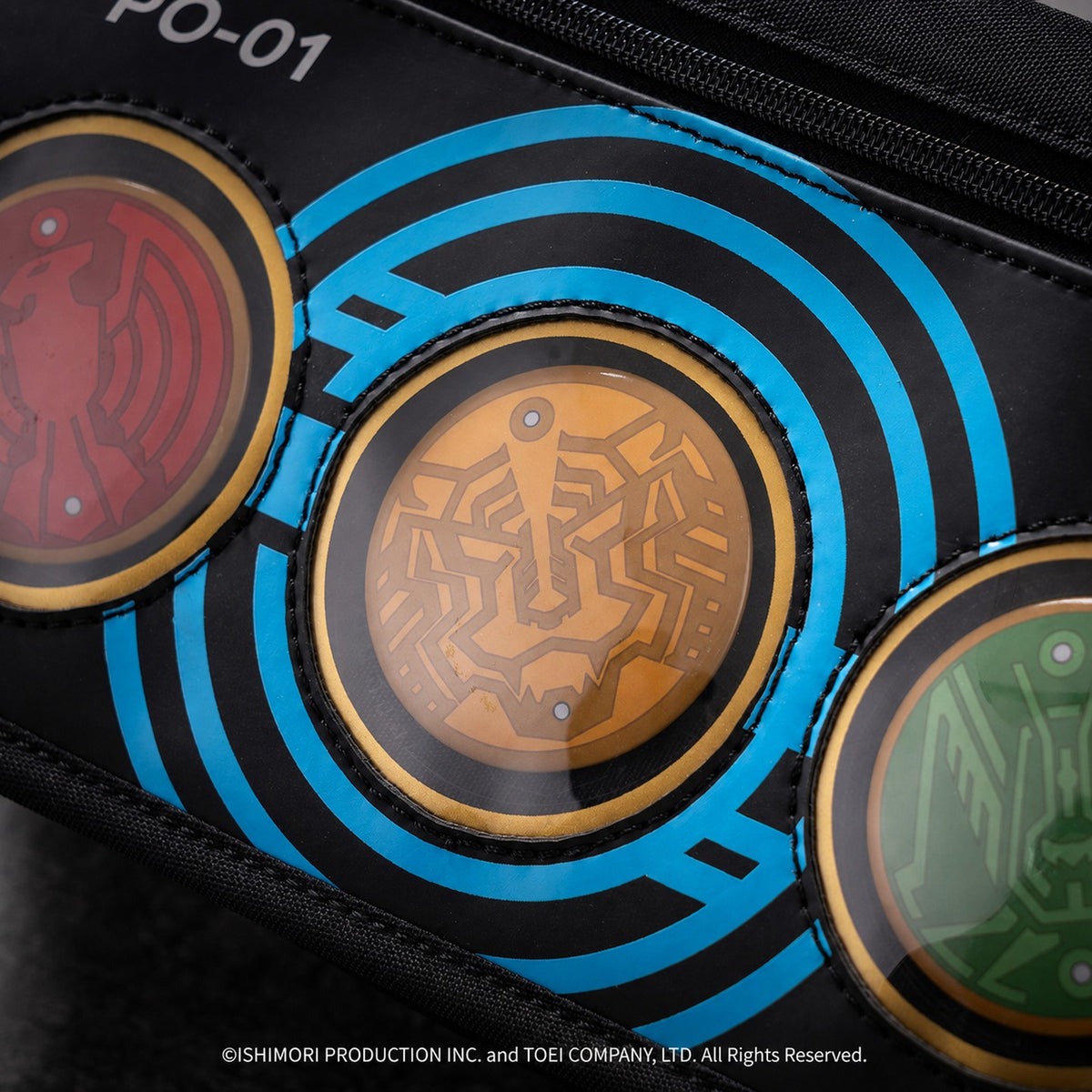 Kamen Rider OOO Inspired Crossbody Bag with 3 Badges
