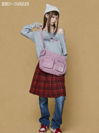 Officially Licensed Evangelion Denim Ita Crossbody Bag