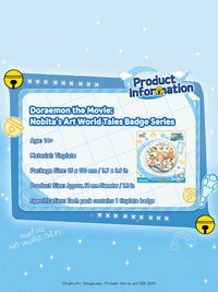 Officially Licensed Doraemon Nobita's Art World Tales Badge