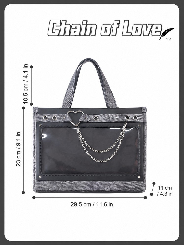 Banana & Guava Textured Chain of Love Pact Ita Bag