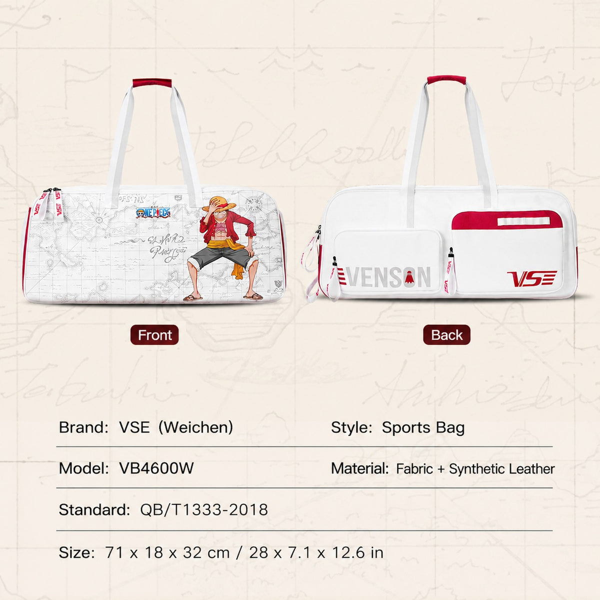 VenSon x One Piece Badminton Bag with Shoe Compartment