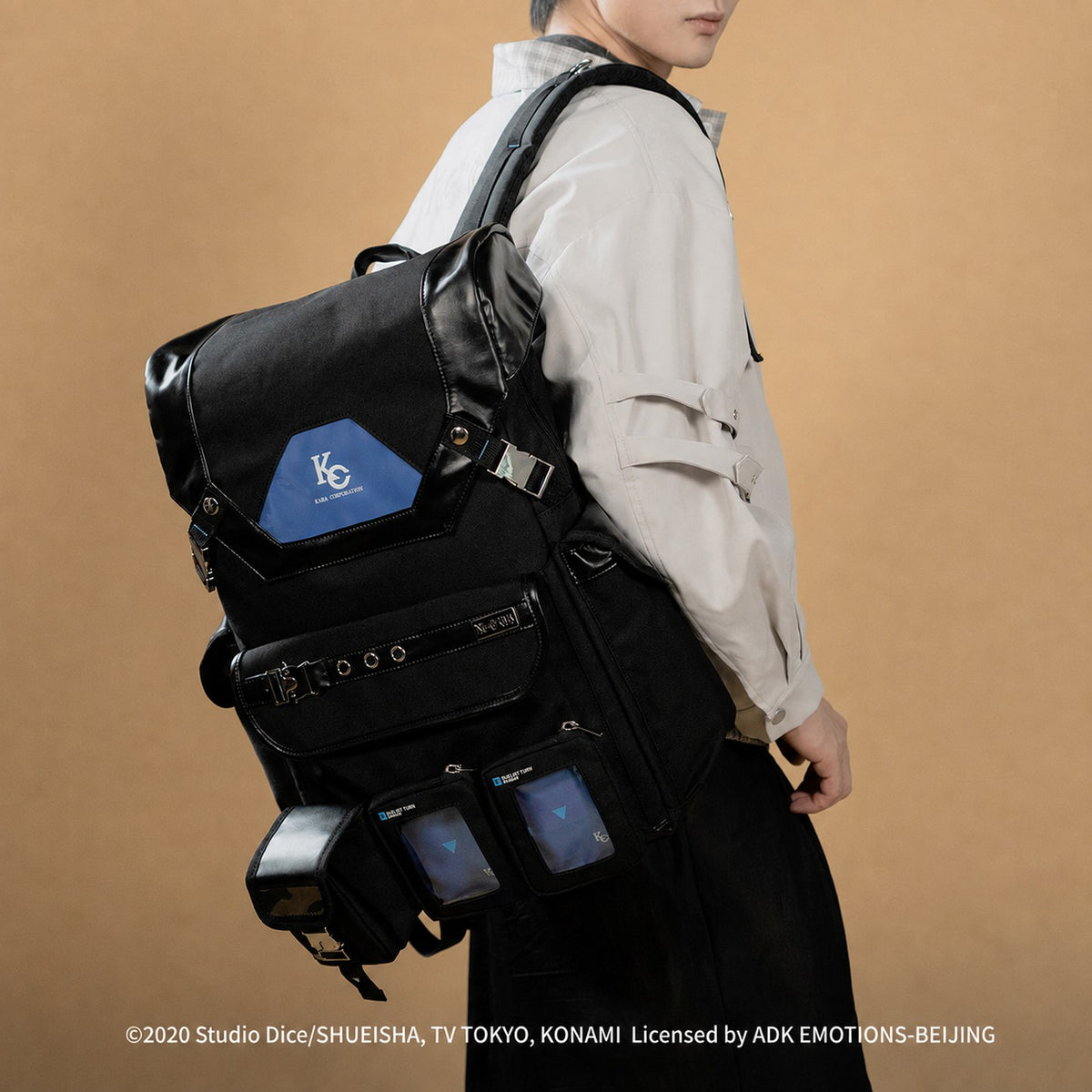 Officially Licensed Yu-Gi-Oh! Kaiba Corp Travel Backpack