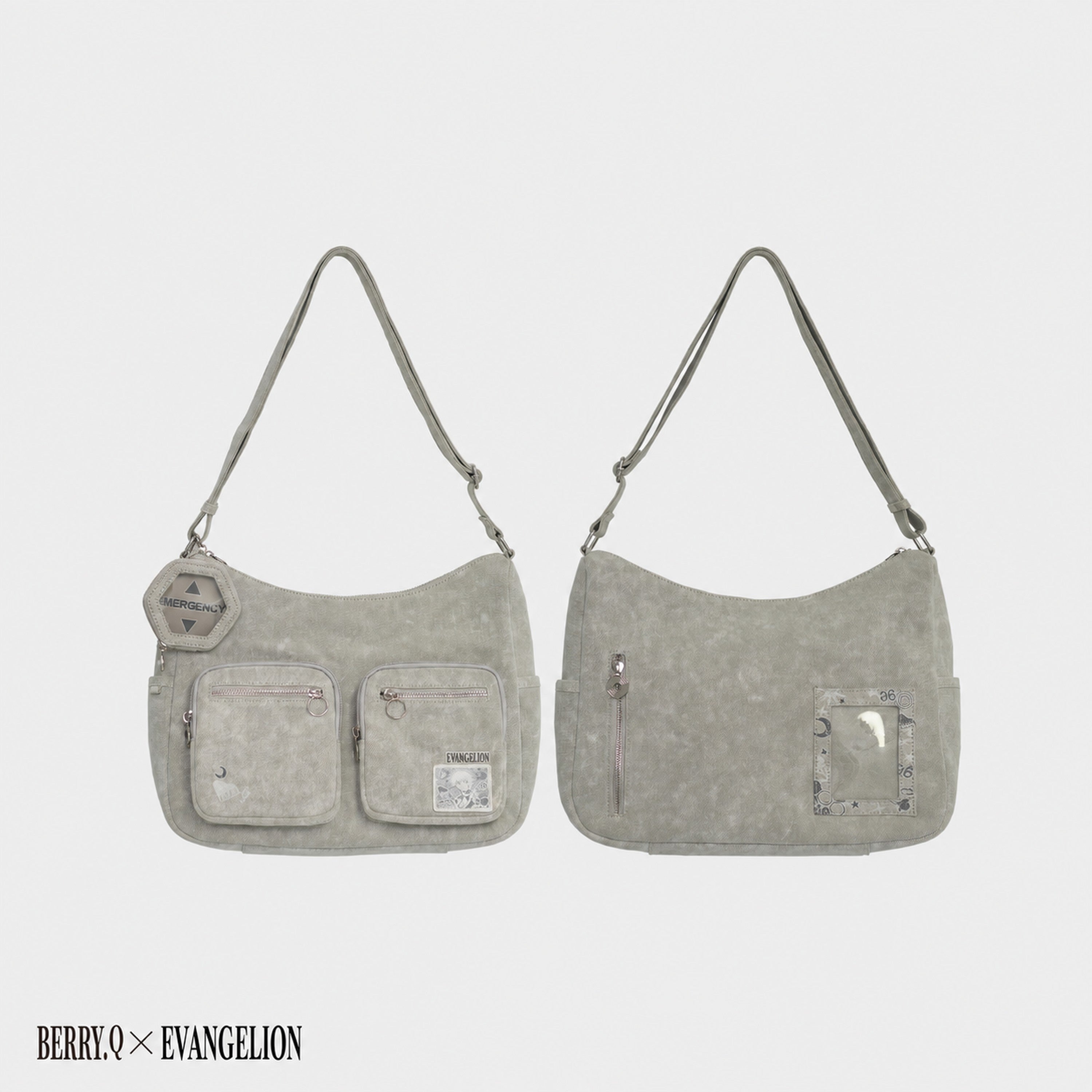 Officially Licensed Evangelion Denim Ita Crossbody Bag