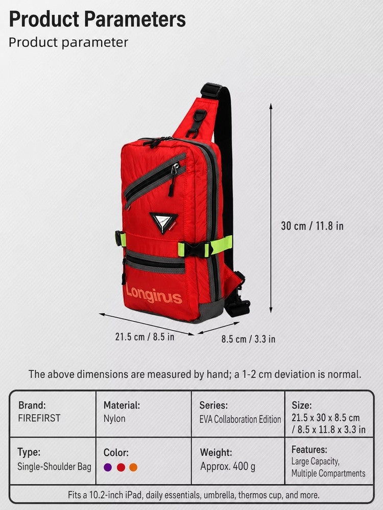 Officially Licensed Neon Genesis Evangelion Crossbody Bag