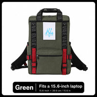 Neon Genesis Evangelion Nylon Backpack with Laptop Sleeve
