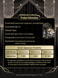 Officially Licensed Detective Conan Overture Badge