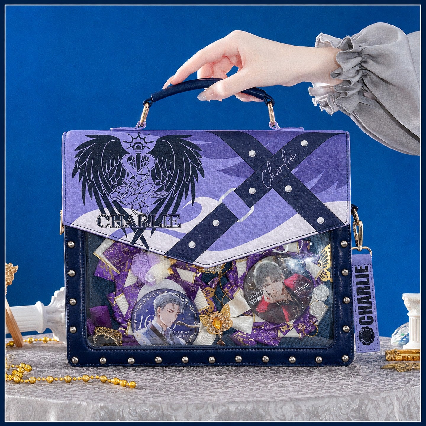 Chushoumao Preppy Ita Bag Backpack with Display Window (Pre-Order)