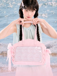 BerryQ Ariel Shell Ita Bag with Pearl Accents