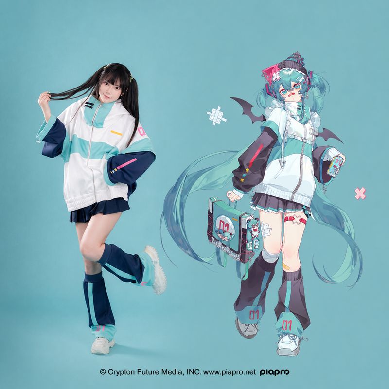 Officially Licensed Hatsune Miku Future Rhythm Windbreaker