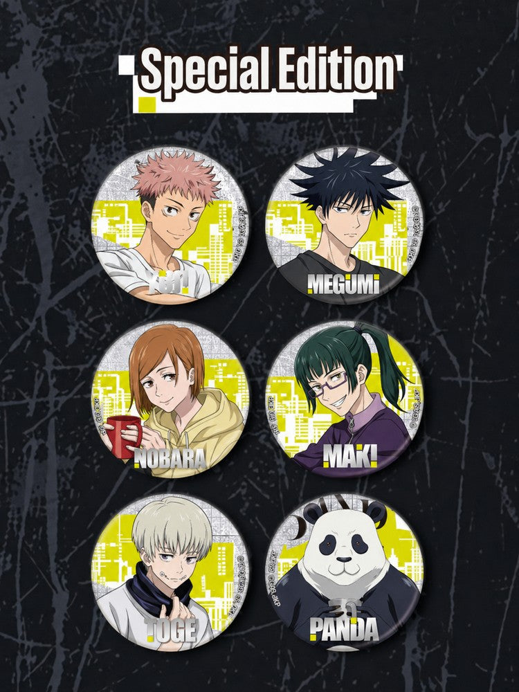 Officially Licensed Jujutsu Kaisen Tinplate Badge Series