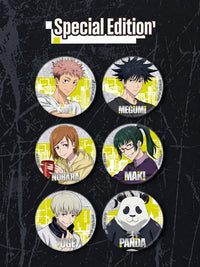 Officially Licensed Jujutsu Kaisen Tinplate Badge Series