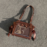 Sweet Dream Satin Ita Backpack with Detachable Bow