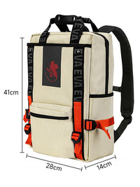 Neon Genesis Evangelion Nylon Backpack with Laptop Sleeve