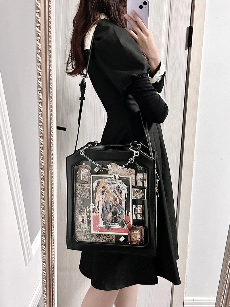 Yuni Fairy Rose Thorn Double-Sided Gothic Ita Bag