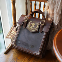 Morning Glory Cute Retro Gold Foil Convertible Ita Bag