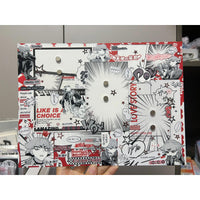 (Custom size) Manga Speech Bubble Itabag Insert — Fits 2 To 4 Badges Perfectly — Original Handmade Ita Board