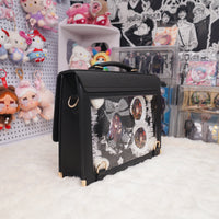 Hu Tao’s Shadow Lace Ita Bag– Large-Capacity Hard Shell Briefcase Ita Bag, Perfect for Conventions, School & Daily Use