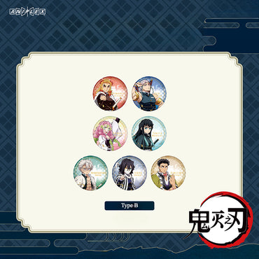 Demon Slayer Official Anime Badge Blind Box – Genuine Kimetsu no Yaiba Collectible Pins