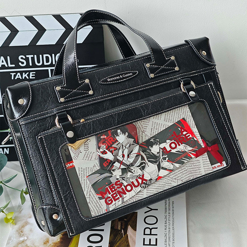 Banana & Guava Structured Ita Bag with Display Window