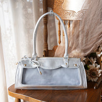 Morning Glory Structured Ita Shoulder Bag with Insert Board