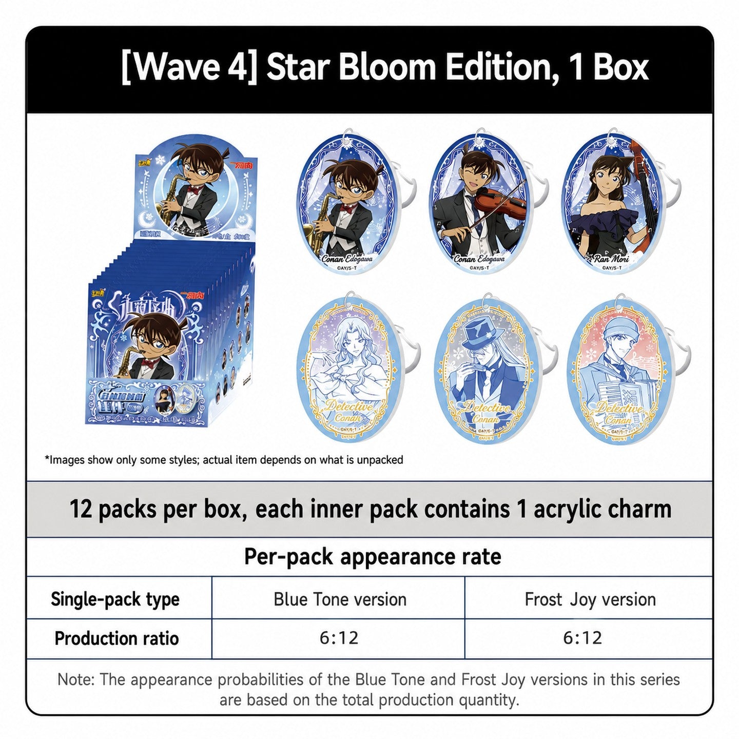 Officially Licensed Detective Conan Acrylic Charm (5 x 7 cm / 2 x 2.8 in)
