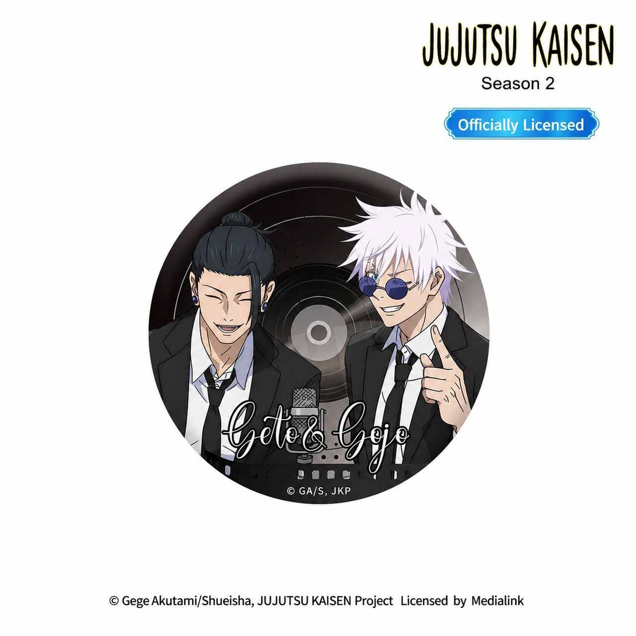 Officially Licensed Jujutsu Kaisen Season 2 Holographic Badge