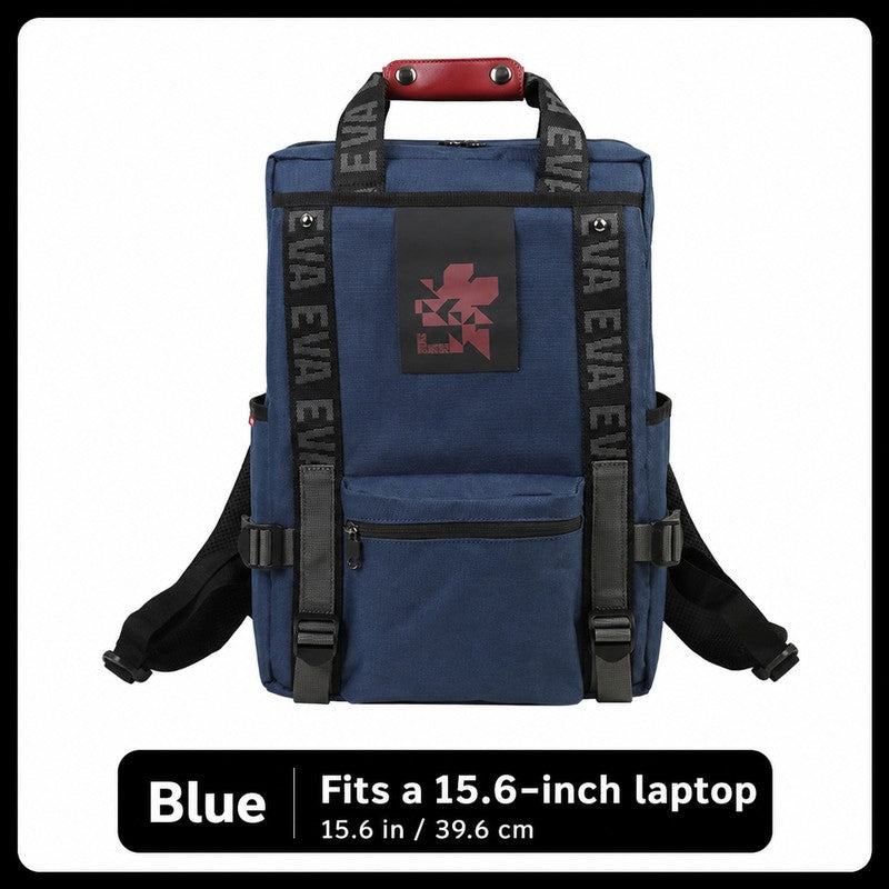 Neon Genesis Evangelion Nylon Backpack with Laptop Sleeve