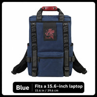 Neon Genesis Evangelion Nylon Backpack with Laptop Sleeve