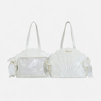 BerryQ Ariel Shell Ita Bag with Pearl Accents