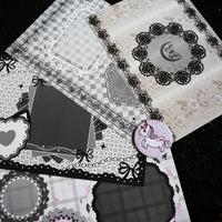 8 Sheets of Background Boards for Ita Bag - Cute Accent Style