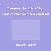 Customizable Transparent PVC Baseplate
