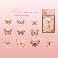 20 Sheets of Butterfly Decorative Stickers for Ita Frames