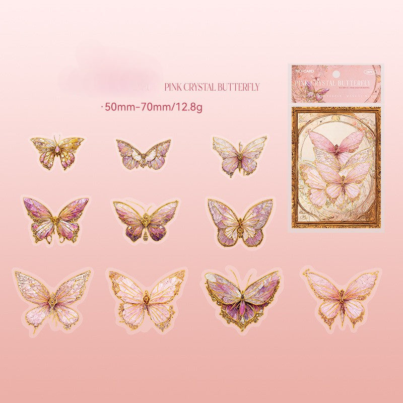 20 Sheets of Butterfly Decorative Stickers for Ita Frames