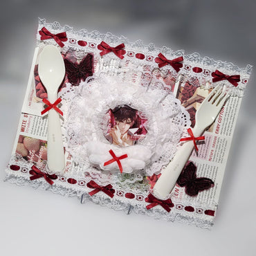 Dream Dish Itabag Display Insert – Holds One Badge Perfectly-Finished Plate Ita Board Original Handmade