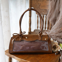 Morning Glory Structured Ita Shoulder Bag with Insert Board