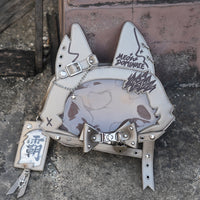 Morning Glory Cat Ita Bag with Adjustable Strap Set