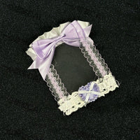 Handmade Lace Card Holder with Star Decoration
