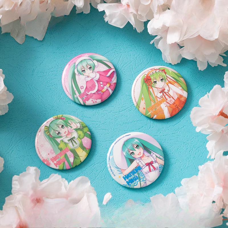 Moeyu Hatsune Miku Goods Four Seasons Badge Miku Badge Collection Memorial
