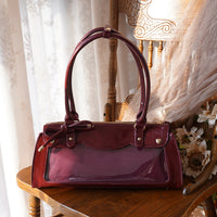 Morning Glory Structured Ita Shoulder Bag with Insert Board
