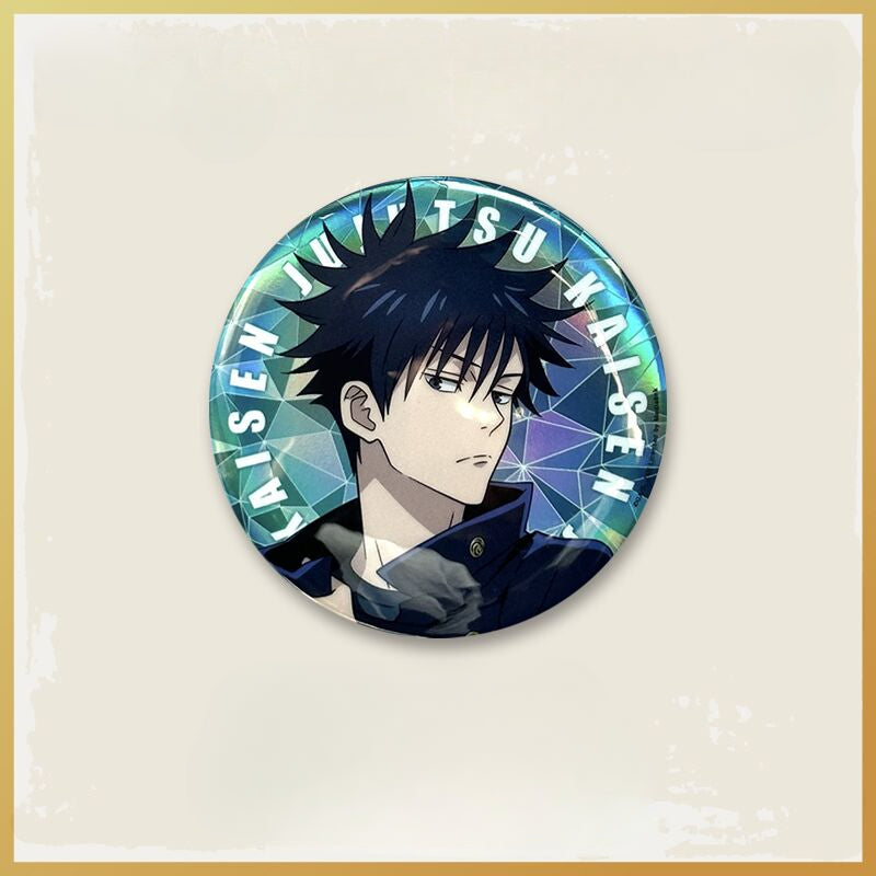 Official Licensed Jujutsu Kaisen Season 2 Holographic Double Flash Badge - 2.95 inches (75mm)