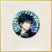 Official Licensed Jujutsu Kaisen Season 2 Holographic Double Flash Badge - 2.95 inches (75mm)