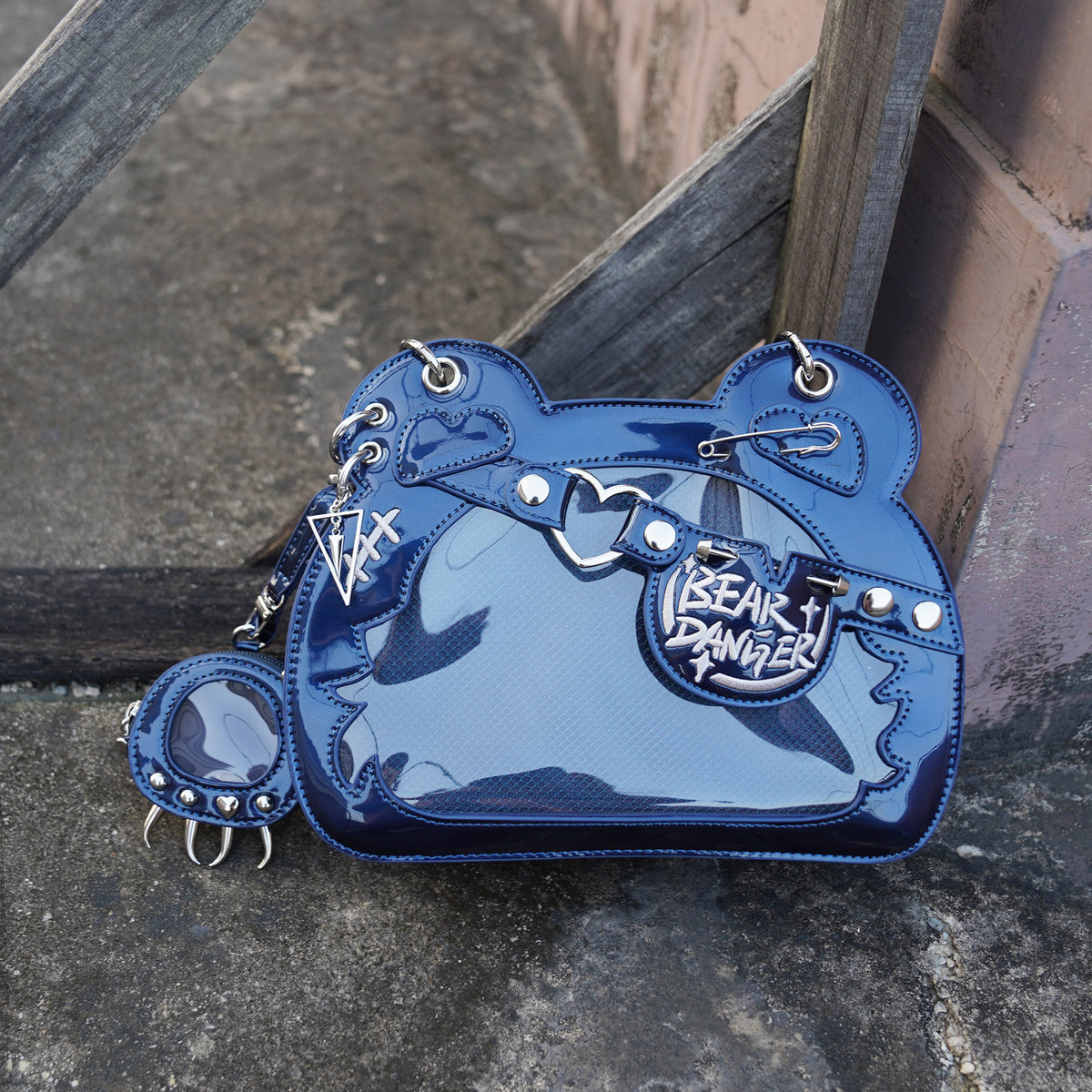 Morning Glory Cute Bear Paw Ita Crossbody Bag